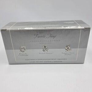 Mary Kay Favorite Things Scented Candle Set 3~ 1.9 oz Each Gift Set New in Box